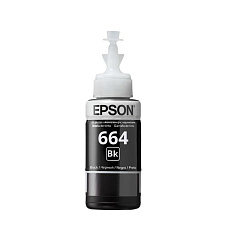 EPSON ink čer T6641 Black ink container 70ml pro L100/L200/L550/L1300/L355/365