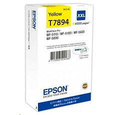 EPSON Ink bar WF-5xxx Series Ink Cartridge "Pisa" XXL Yellow (34,2 ml) (4.000 str.)