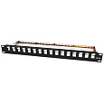 19" modulární patch panel LEXI-Net 16port, černý