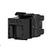 Solarix Rychlozařezávací keystone CAT6 UTP RJ45 černý pro kleště SXKJ-NA-BU SXKJ-6-UTP-BK-NA