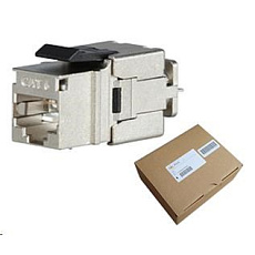 Solarix MULTIPACK 24 ks - rychlozařezávací keystone CAT6 STP RJ45 černý SXKJ-6-STP-BK-NA