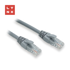 LYNX UTP patch kabel Cat6, PVC, 2m, šedý