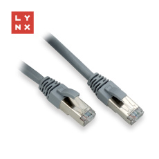 LYNX FTP patch kabel Cat6, PVC, 2m, šedý