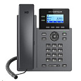 Grandstream GRP2602P [VoIP telefon - 2.21" 132 x 48 grafický,  4x SIP účet, 2x RJ45 10/100 Mbps, PoE]