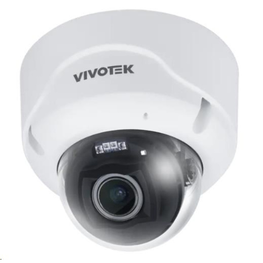 Vivotek FD9399-EHTV, IP kamera 8MPx dome, 4,3-9,8mm (110,4-45,1°), Smart IR 40 m, člověk/vozidlo, AI VCA analýzy