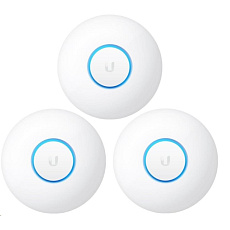 UBNT UniFi AP nanoHD, 3-PACK, bez PoE! [vnitřní AP, 2.4+5GHz (300Mbps+1733Mbps), MU-MIMO, 802.11a/b/g/n]