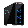 CHIEFTEC skříň Miditower STALLION II, GP-02-OP Black, 4x RGB Rainbow Fan, 2 x USB 3.0/1x USB 2.0, side glass