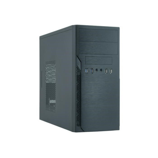 BAZAR - CHIEFTEC skříň Elox Series / Minitower, HO-12B-OP, Black, bez zdroje - Rozbaleno (Komplet)