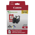 Canon Cartridge PG-585XL/CL-586XL černá/barevná + Canon PAPÍR GP-501 4X6 50