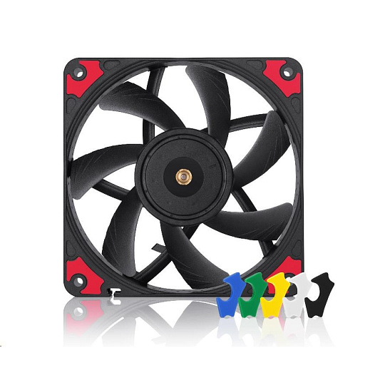 NOCTUA Ventilátor NF-A12x15 PWM CH.BK.S, 120mm, černá