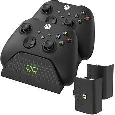 VENOM VS2881 Xbox Series S/X & One Black Twin Docking Station + 2 batteries
