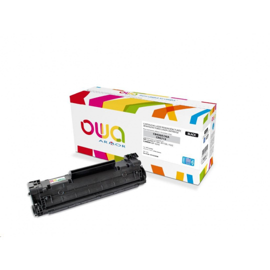 OWA Armor toner pro HP Laserjet P1505, M1120, 1522, 2550 Stran, CB436A JUMBO, černá/black OWA Armor toner pro HP Laserjet P1505, M1120, 1522, 2550 Stran, CB436A JUMBO, černá/black
