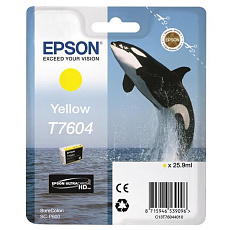EPSON ink bar ULTRACHROME HD "Kosatka" - Yellow - T7604 (25,9 ml)