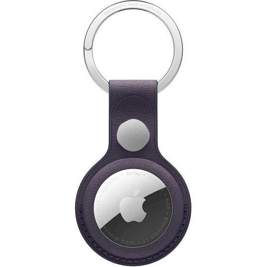 Apple AirTag FineWoven Key Ring - Midnight Purple Apple AirTag FineWoven Key Ring - Midnight Purple