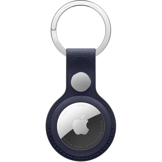 Apple AirTag FineWoven Key Ring - Navy Apple AirTag FineWoven Key Ring - Navy