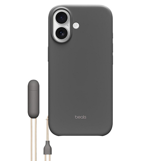 Apple Beats iPhone 17 Kickstand Case with MagSafe and Camera Control - Granite Gray Apple Beats iPhone 17 Kickstand Case with MagSafe and Camera Control - Granite Gray
