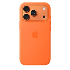 Apple iPhone 17 Pro Silicone Case with MagSafe – Orange Apple iPhone 17 Pro Silicone Case with MagSafe – Orange