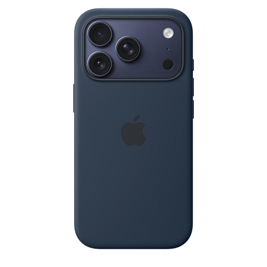 Apple iPhone 17 Pro Silicone Case with MagSafe – Midnight Apple iPhone 17 Pro Silicone Case with MagSafe – Midnight