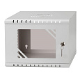 LEXI-Net 10" nástěnný rozvaděč Basic 4U 292x300, skleněné dveře, bez zad, svařovaný, šedý