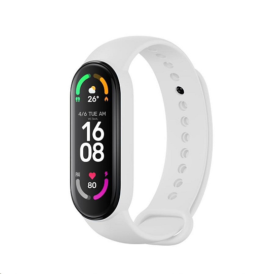 RhinoTech řemínek pro Xiaomi Mi Band 6 bílá
