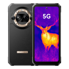 Rugged Smartphone Blackview BL9000 Pro 5G D-8020 12GB 512GB 8800-120W A14-D4, Thermal, Watch Display, Black w Gold