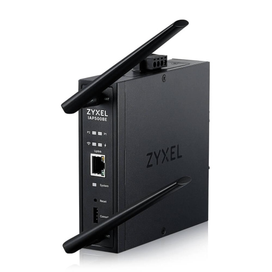 ZYXEL Zyxel IAP500BE, BE5000, Dual Radio 2x2 MU-MIMO, PoE+ (802.3at), Industrial AP, DIN Rail mounted Standalone/Nebula ZYXEL Zyxel IAP500BE, BE5000, Dual Radio 2x2 MU-MIMO, PoE+ (802.3at), Industrial AP, DIN Rail mounted Standalone/Nebula
