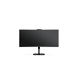 AOC MT VA LCD WLED 34" CU34V5CW/BK - VA panel, 3440x1440, HDMI, DP, USB, USB-C, nast. vyska, repro, webcam, zakriven