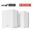 ASUS ZenWifi BD4 2-pack, WiFi7 Extendable Router, AiMesh, 2x WAN/LAN