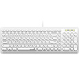 GENIUS klávesnice Slimstar Q200 White/ Drátová/ USB/ bílá/ retro design/ CZ+SK layout