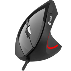 BAZAR - C-TECH myš VEM-09C, vertikální, 6 tlačítek, černá, USB, poškozený obal BAZAR - C-TECH myš VEM-09C, vertikální, 6 tlačítek, černá, USB, poškozený obal