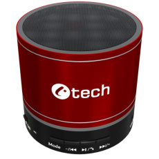 BAZAR - C-TECH repro SPK-08R, bluetooth, červená, poškozený obal