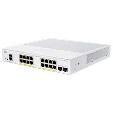 Cisco switch CBS250-16P-2G-UK (16xGbE,2xSFP,16xPoE+,120W,fanless) - REFRESH