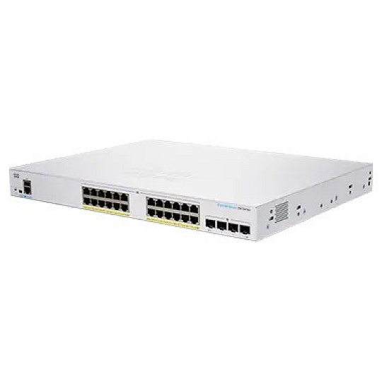BAZAR - Cisco switch CBS350-24P-4G-EU (24xGbE,4xSFP,24xPoE+,195W,fanless) - REFRESH - Po opravě (Náhradní krabice) BAZAR - Cisco switch CBS350-24P-4G-EU (24xGbE,4xSFP,24xPoE+,195W,fanless) - REFRESH - Po opravě (Náhradní krabice)