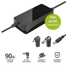 BAZAR - TRUST napájecí adaptér MAXO pro notebooky ACER 90W, vč. koncovek - poškozený obal