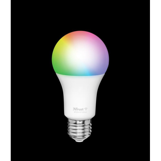 BAZAR - TRUST Smart WiFi LED Bulb E27 White & Colour - Poškozený obal (Komplet)