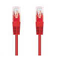C-TECH kabel patchcord Cat5e, UTP, červený, 3m
