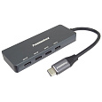 PREMIUMCORD Hub USB-C na 4x USB 3.2 Typ-C, 5G SuperSpeed, Aluminum