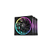 DEEPCOOL Ventilátor FL12 3v1, 3x120mm, ARGB, černá