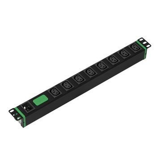 APC Easy Rack PDU Basic, 1U, 16A (3.7kW), 230V, 8x C13 APC Easy Rack PDU Basic, 1U, 16A (3.7kW), 230V, 8x C13