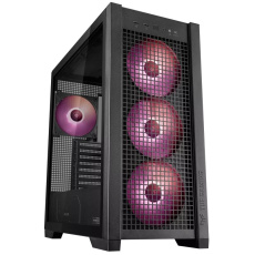 BAZAR - ASUS case TUF GAMING CASE (GT302) TG, Mid Tower, 4x 140mm ARGB Fan, černá - Poškozený obal (Komplet)