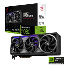 BAZAR - ASUS VGA NVIDIA GeForce RTX 5080 ROG ASTRAL 16GB, 16GB GDDR7, 3xDP, 2xHDMI - Poškozený obal (Komplet)