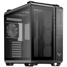 BAZAR - ASUS case TUF GAMING GT502 PLUS, Mid Tower, průhledná bočnice, 4x 120mm ARGB Fan, černá - Poškozený obal (Komple