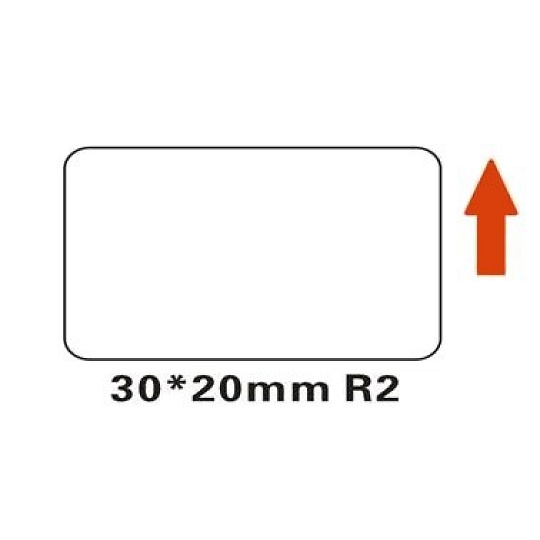 Niimbot štítky R 30x20mm 320ks White pro B21, B21S, B3S, B1