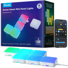 Govee Smart mini RGBIC panely - rozšíření 6ks