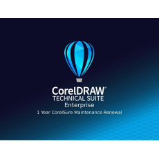 CorelDRAW Technical Suite Enterprise CorelSure Maintenance Renewal (1Year) 1-4, EN/DE/FR