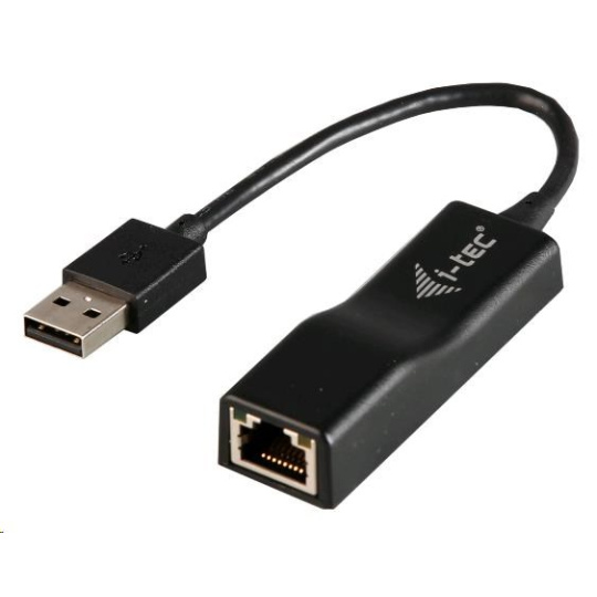 BAZAR - i-tec USB 2.0 Fast Ethernet Adapter - Poškozený obal (Komplet)