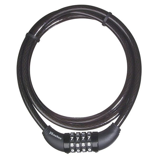 Master Lock Ocelové lanko  s integrovaným zámkem 8119EURD