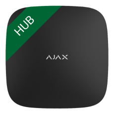 Ajax Hub (8EU) ASP black (38236) centrální ovládací panel