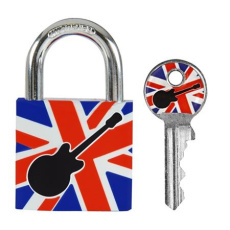Master Lock Visací zámek  z pevného hliníku 3430EURDGUITAR - 30mm