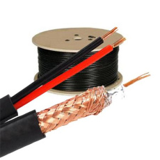 Veria Koaxiální kabel 75-3.7, CU 0.81mm + 2xCU 0.9mm